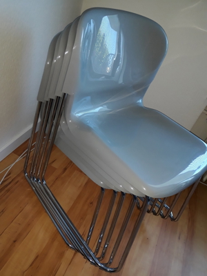 Designerstühle 5 stck. grau drabert sm400k gerd lange design Bild 8