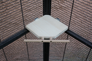 pipano Sitzbrett 25 x 20 cm für Vogelkäfig, Wellensittich, S12512 Bild 5