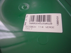 8 X Terry Plastics Te 114 Ecobox B220 X H167 X T355 mm grün Bild 3