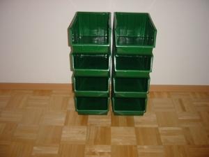 8 X Terry Plastics Te 114 Ecobox B220 X H167 X T355 mm grün Bild 4