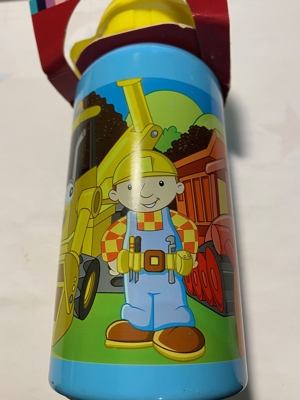 2 x Trinkflasche Bob der Baumeister, neu und unbenutzt