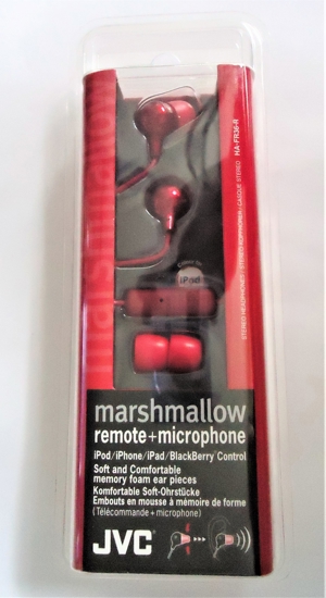 NEU - JVC HA-FR36-R - Marshmallow Remote + Microphone - iPod iPhone iPad NEU Bild 2