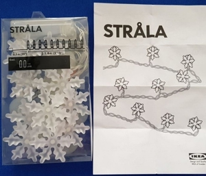 NEU - Lichterkette Stäla 10 Schneeflocken - Batteriebetrieben Bild 6