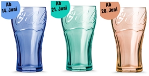 NEU - Mc Donalds 1 Glas in Blau SCHWEIZ - Cola Limited Edition 2022 Bild 2