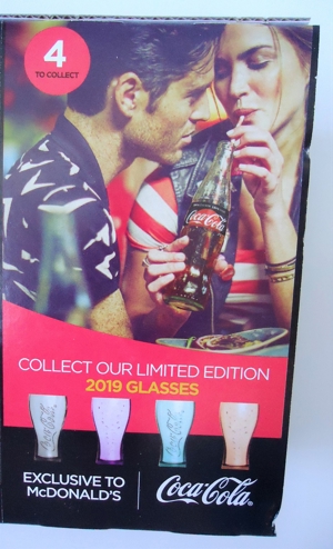 NEU - Mc Donalds SCHWEIZ - Coca Cola Glas Limited Edition 2019 Bild 4