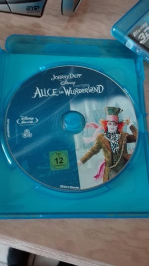 Avatar & Alice im Wunderland Blue-Ray incl. 2 Stück 3D Full HD Brillen zvk. Bild 6