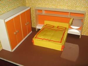 Bodo Hennig Schlafzimmermöbel für Puppenmöbel-Puppenstube-Puppenhaus