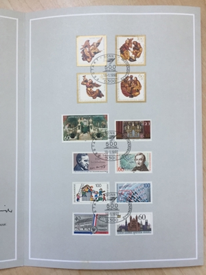 Briefmarken mit Sonderstempel zum 500-jährigen Post Jubiläum Bild 6