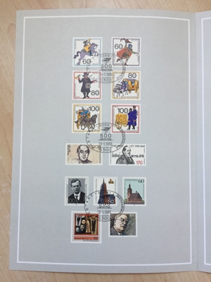 Briefmarken mit Sonderstempel zum 500-jährigen Post Jubiläum Bild 4