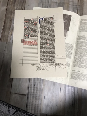 Oschatzer Pergamenthandschrift des Sachsenspiegels von 1382 Bild 2