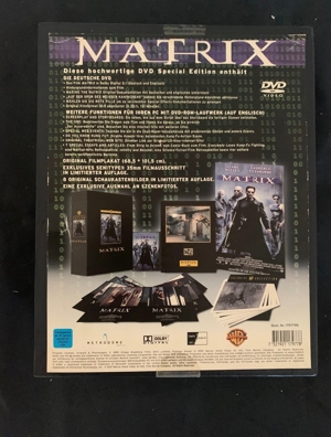 DVD Filme von Matrix Limitierte Auflage 2001 Bild 2