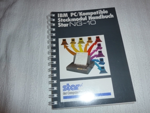 2 Steckmodul Handbücher für Star Drucker NG10/NL-10 in deutsch Bild 2