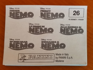 Panini - Findet Nemo - Offizielle DISNEY Sammelbilder (79 verschiedene Motive) Bild 6