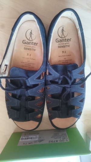 Ganter Damen-Sandalen Vario Sensitiv Inge ocean, Größe 7,5, NEU Bild 2