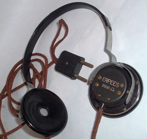 Erpees, Magnetischer Kopfhörer. Funker Kopfhörer für Militärfunker Bild 1