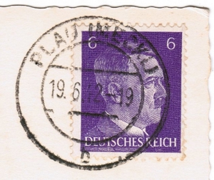 Briefmarke, Deutsches Reich 6 Pf. Reichskanzler auf AK no PayPal