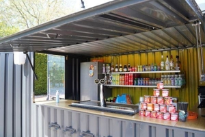 Schwarzer Mobiler Barcontainer für verkauf im Freien! Bild 3