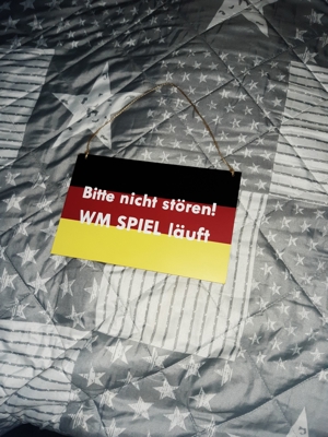 Holzschild Deutschland zum Hängen 25x16 cm