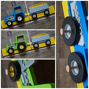 witzige Kinder-Garderobe*Traktor-Form*NEU*echt was Besonderes*GESCHENK