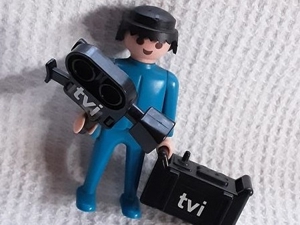 TV-Kameramann * Playmobil * Fernsehteam, tvi * RAR, selten Bild 1