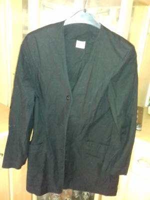 Blazer schwarz Gr.40 mit Schulterpolster