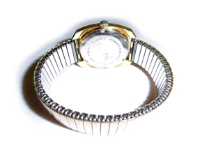 Goldene Edox Armbanduhr Bild 3