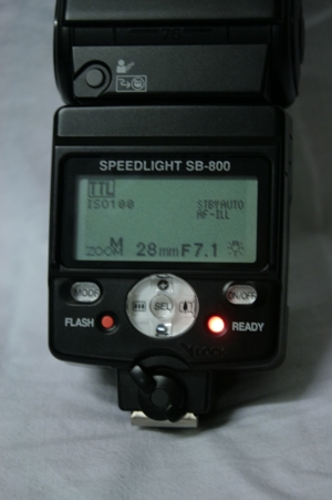 NIKON Speedlight SB-800 TOP Blitz Blitzgerät mit Köcher Aufsteck-Blitz Bild 10