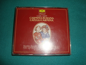2xCD Box Carl Orff Carmina Burana Catulli Carmina Eugen Jochum DGG 4278782-2 stereo Bild 2
