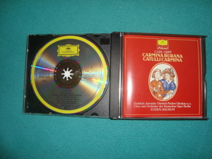 2xCD Box Carl Orff Carmina Burana Catulli Carmina Eugen Jochum DGG 4278782-2 stereo Bild 5