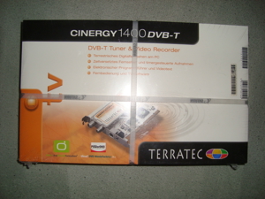 terratec Cinergy 1400 dvb-t pce tv capture karte digitaler Videorekorder noch originalverpackt