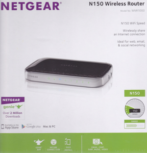 Netgear N150 Wireless Router WNR1000 Bild 1
