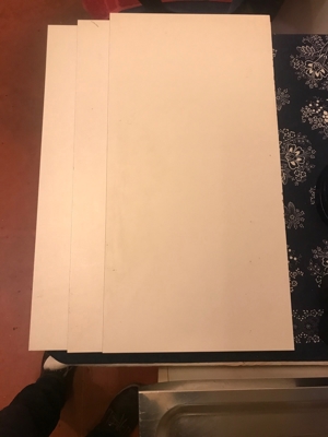 Regalboden Holznachbildung Fertigteil Weiß Bild 3