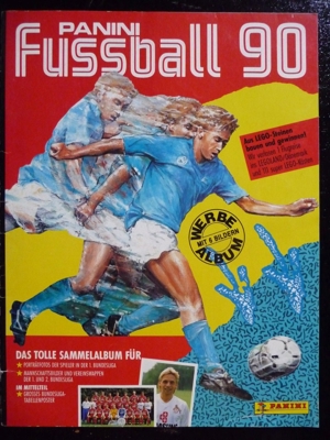Panini Sammelbilder-Album Fussball 90 Bild 2