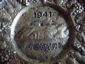 Messing Teller (klein) von 1941 Bild 2