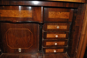 BIEDERMEIER SEKRETÄR BIRKE UM 1835 Bild 4