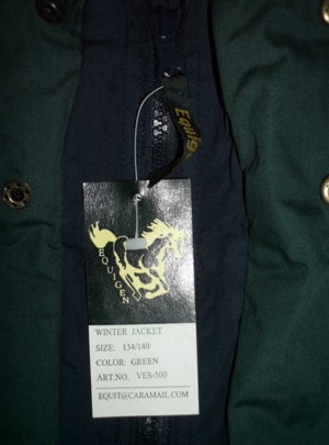 Reitjacke mit Weste Jacke für Kinder 134  140 Bild 3