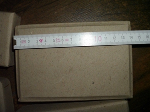 2 Stück originaler kleiner Karton für Feldpost WK2 für Sammler . Bild 6