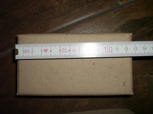 2 Stück originaler kleiner Karton für Feldpost WK2 für Sammler . Bild 8