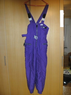 Warme Skihose Farbe lila Bild 2