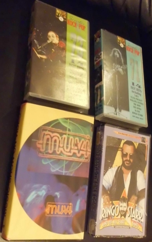 3 original-Musik VHS- Kassetten aus den 70er bis 90er Jahre Bild 2