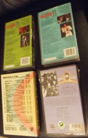 3 original-Musik VHS- Kassetten aus den 70er bis 90er Jahre Bild 3