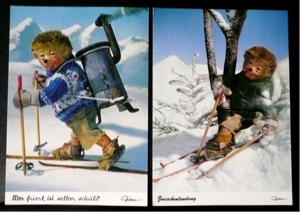 5 schöne, alte Mecki-Postkarten - toll für Sammler oder Liebhaber des kleinen Kerlchens Bild 3