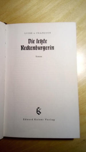 Die letzte Reckenbürgerin Bild 2