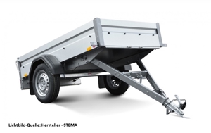 STEMA - 750 kg - Anhänger FT 750 mit Kippdeichsel Bild 1