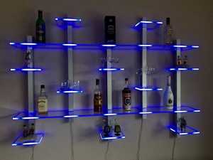 Design Bar Regal LED ideal für Spiritousen Bild 2