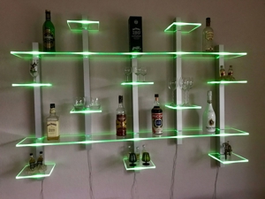 Design Bar Regal LED ideal für Spiritousen Bild 3