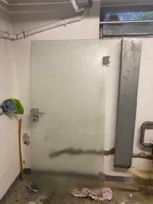 Glastür rechter Anschlag 96x198cm