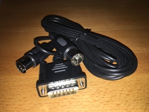 Adapter (VGA Adapter/ Klinken Audio Adapter/ 15 poliger Sub D auf zwei 5 Pol DIN Buchse) Bild 6