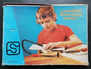 Laubsäge-Werkzeugkasten, Ostalgie, DDR