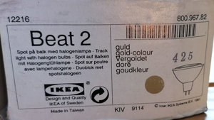 IKEA Halogenstrahler BEAT 2, 2-flammig, Messing Bild 8
